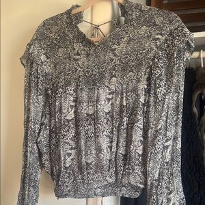 Stylish Black and Gray Women's Top
